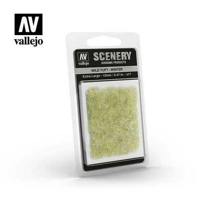 SC421 Vallejo Пучки травы зимние 12 мм / Wild Tuft – Winter 12 mm