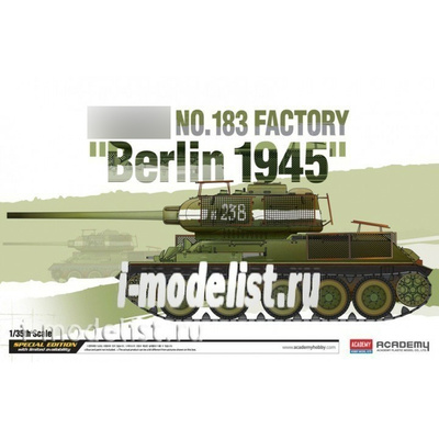 13295 Academy 1/35 Tанк 34/85 No.183 Factory 
