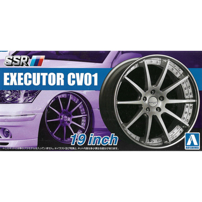 05252 Aoshima 1/24 Комплект колёс SSR Executor CV01 19 дюймов