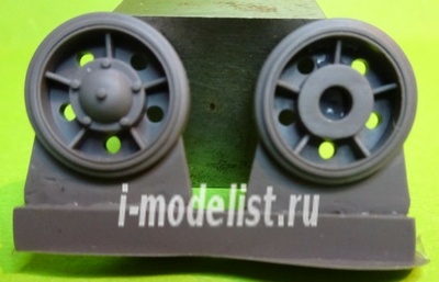 S35002 OKB Grigorov 1/35 Idler wheel for тип 34 mod.1940, with rubber bandage (6 per set)