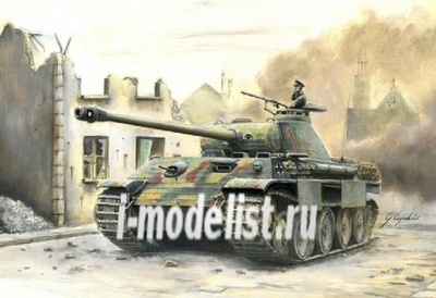 15652 Italeri 1/56 Sd. Kfz. 171 PANTHER Ausf.A (Кисть, клей и краска в комплекте)