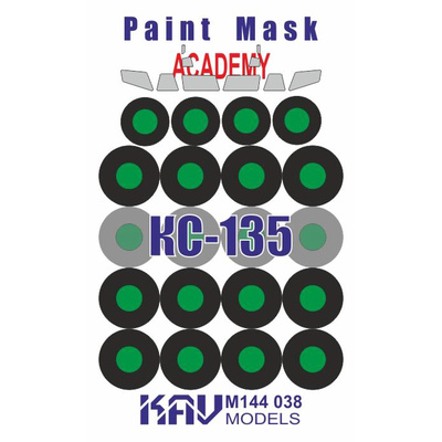 M144 038 KAV models 1/144 Окрасочная маска для модели Boeing KC-135 (Academy)