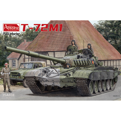 35A038 Amusing Hobby 1/35 Танк Т-72М1 с полным интерьером (по лицензии УВЗ)