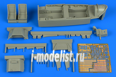 2214 Aires 1/32 Набор дополнений T-28B Trojan cockpit set - trainer version