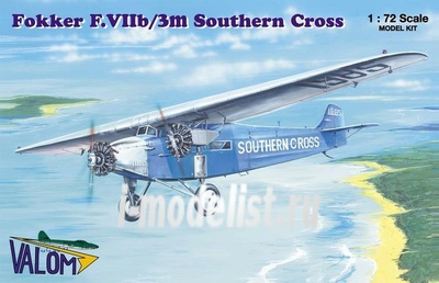 72072 Valom 1/72 Fokker F.VIIb/3m Southern Cross