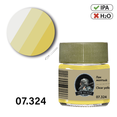 07.324 Jim Scale Лак желтый Clear yellow