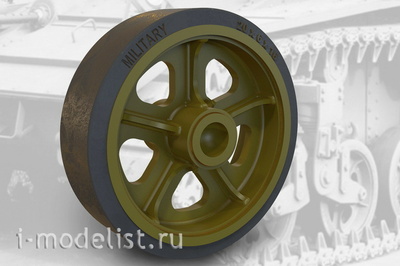 35001 Fury Models 1/35 set of add-ons welded wheels for American light tank M3 / M3A1 / M5 (STUART)