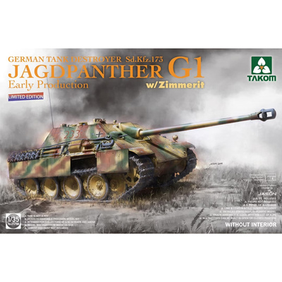 2125W Takom 1/35 Тяжёлая немецкая САУ Jagdpanther G1 (ранняя) с Zimmerit (без интерьера)