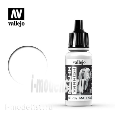 69702 Vallejo Лак матовый Mecha Color 
