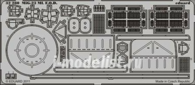 32280 Eduard 1/32 Фототравление для MiGG-23ML F.O.D.