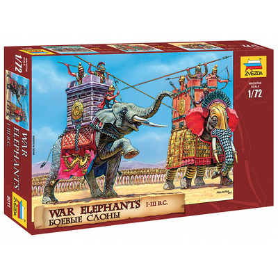 8011 Звезда 1/72 Боевые слоны III-I вв. до н.э.
