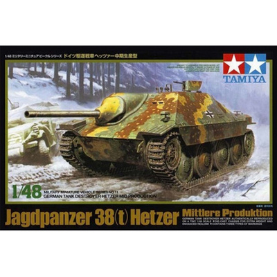 32511 Tamiya 1/48 Hetzer Tank Destroyer Mid Prod
