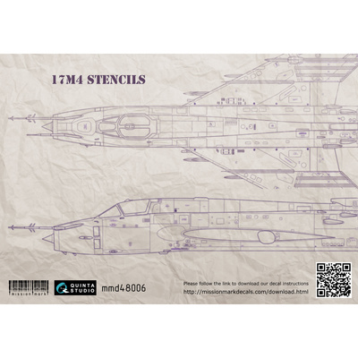 MMD48006 Quinta Studio 1/48 Декаль С-17М4 (технические надписи)