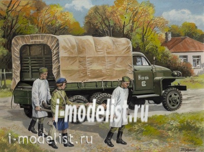 35513 ICM 1/35 «Студебекер» Us6 с советским медицинским персоналом