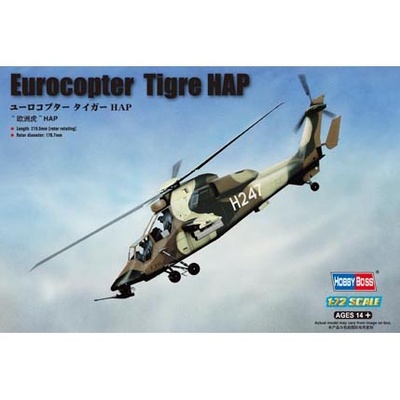 87210 HobbyBoss 1/72 Французский армейский вертолёт Eurocopter EC-665 Tigre HAP