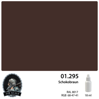01.295 Jim Scale Краска под аэрограф Schokobraun RAL 8017