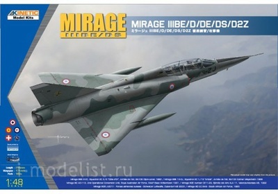 K48054 Kinetic 1/48 Mirage III BE/D/DE/DS/D2Z