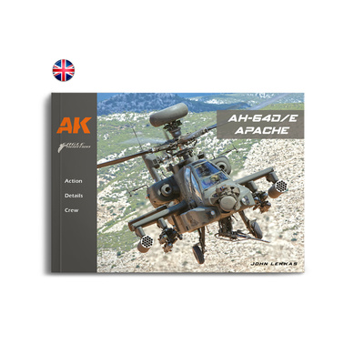 AK130044 AK Interactive Книга AH-64D/E Apache Джон Леккас / John Lekkas