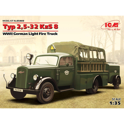 35403 ICM 1/35 Германский легкий пожарный автомобиль 2МВ Тип 2,5-32 KzS 8