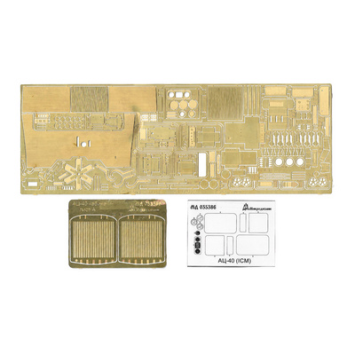 035386 Микродизайн 1/35 Набор фототравления на АЦ-40 (кабина) от ICM