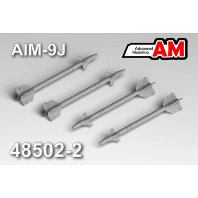 AMC48502-2 Advanced Modeling 1/48 Набор из 4-х моделей ракет AIM-9J