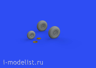 672241 Eduard 1/72 Addition to model B-26 Marauder wheels