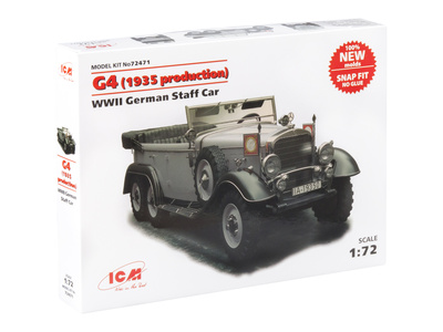 72471 ICM 1/72 Германский штабной автомобиль 2МВ G4 (производства 1935 г.)