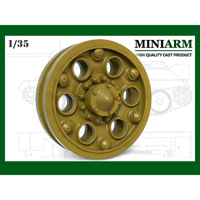 35214 Miniarm 1/35 Ведущие колёса танка тип 34 завод №112 Красное Сормово (раннего типа)