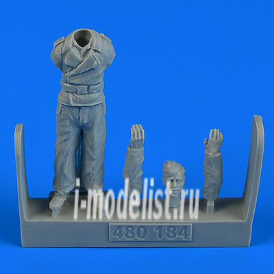 480 184 Aires 1/48 Набор дополнений German WWII Tank crew - Trooper B