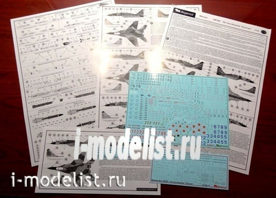 72034 Begemot 1/72 Декаль на MiGG- 29 СМТ