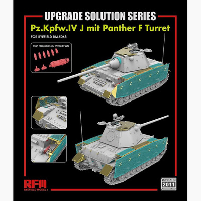 RM-2011 Rye Field Model 1/35 Набор деталировки для Pz.Kpfw.IV J mit Panther F Turret