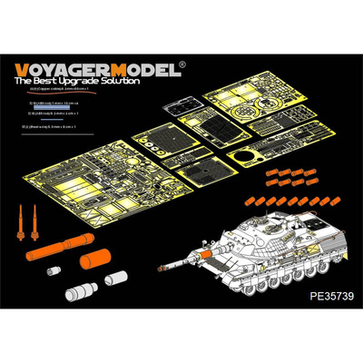 PE35739 Voyager Model 1/35 Фототравление для Leopard1A5 MBT (с металлическим стволом) (Meng)