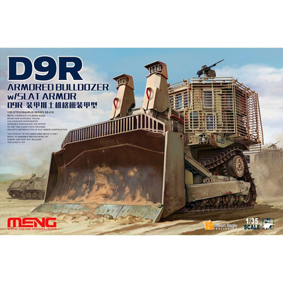 SS-010 Meng 1/35 Бронированный бульдозер D9R с защитной решеткой