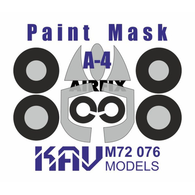 M72 076 KAV Models 1/72 Окрасочная маска на A-4 (Airfix)