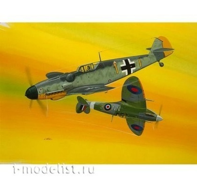 03710 Revell 1/72 Combat Set истребитель-низкоплан Bf109G-10 и Спитфайр Mk.V