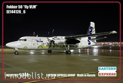 144126-6 Восточный Экспресс 1/144 Пас. самолет Fokker F-50 FLY VLM