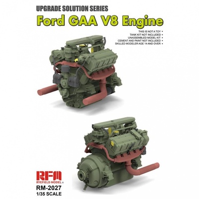 RM-2027 Rye Field Model 1/35 Двигатель Ford Gaa V8