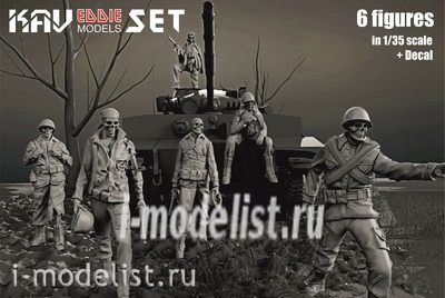 F35 007 KAV Models 1/35 Набор фигур Eddie Set