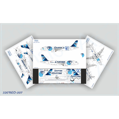 320NEO-007 Ascensio 1/144 Декаль для A320NEO EgyptAir