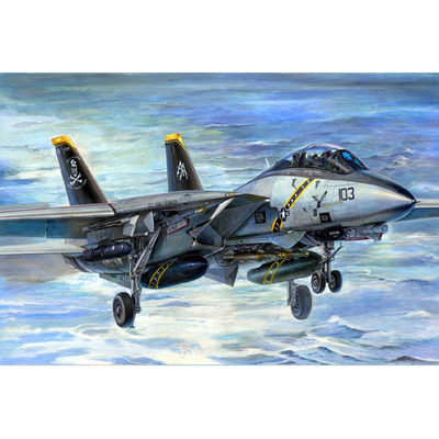 03202 Трубач 1/32 Двухместный истребитель F-14B Tomcat Bomb-Cat