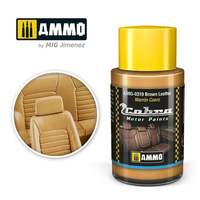 AMIG0319 Ammo Mig Акриловая краска Cobra Motor Коричневая кожа / Brown Leather