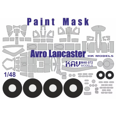 M48 072 KAV models 1/48 Окрасочная маска на Avro Lancaster B Mk.I (HK Models)