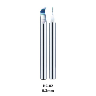 HC-02 DSPIAE  Нажимное лезвие закруглённое из вольфрамовой стали, 0.2 мм