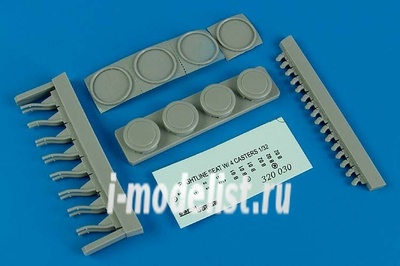 320 030 Aires 1/32 Набор дополнений Flightline seat with 4 casters