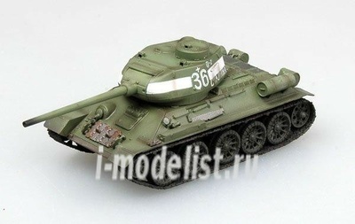 36270 Easy model 1/72 Собранная и покрашенная модель танк тип 34/85 