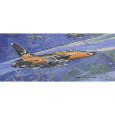 02202 Трубач 1/32 Американский истребитель-бомбардировщик Republic F-105G Wild Weasel