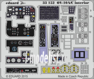 33152 Eduard 1/32 OV-10A/C interior