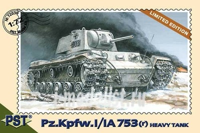 72036 Pst 1/72 Немецкий тяжелый танк Pz.Kpfw.I/IA753(r)