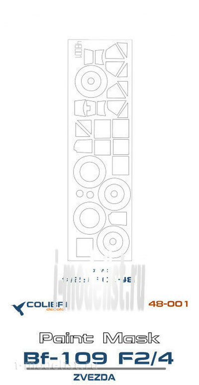 M48001 ColibriDecals 1/48 Mask for Bf-109 F2/4 (Zvezda)