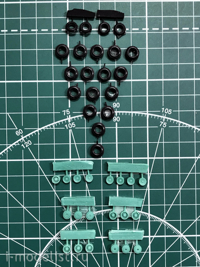 EQR14401 Экипаж 1/144 Резиновые колёса для Ил-76